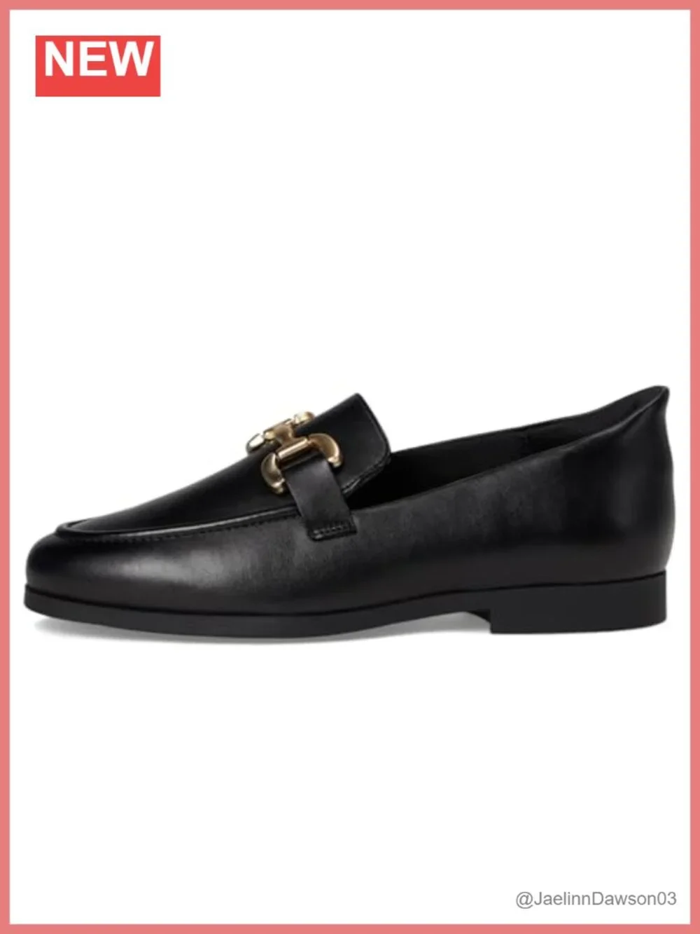 Faux Leather Loafer Flat Hands-Free Slip-On Comfortable Women's Shoes